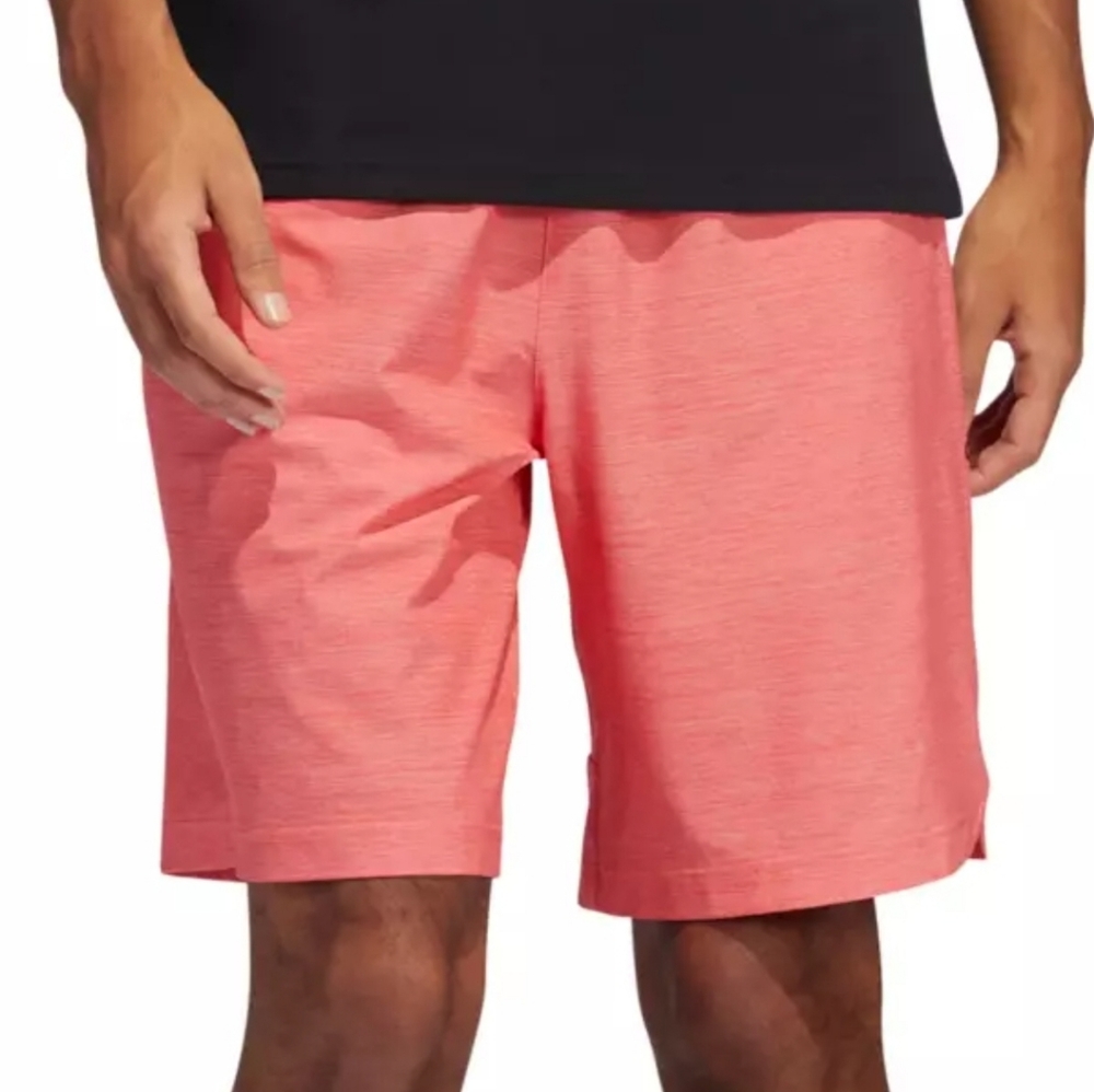 NWT Adidas Mens 22 Axis 9" Woven Short 3.0 Semi Turbo Heather Medium HN3089